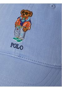 Polo Ralph Lauren Czapka z daszkiem 710B14599001 Błękitny. Kolor: niebieski. Materiał: len #3