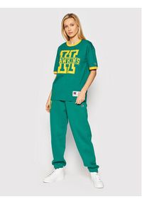 Champion T-Shirt Unisex STRANGER THINGS Hawkins 217756 Zielony Custom Fit. Kolor: zielony. Materiał: bawełna #4