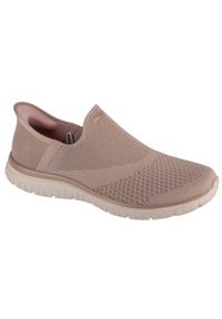 skechers - Buty sportowe Sneakersy damskie, Slip-ins: Virtue - Sleek. Kolor: szary. Sport: turystyka piesza