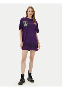 Volcom Sukienka codzienna Filip Rygalski B1312516 Fioletowy Loose Fit. Okazja: na co dzień. Kolor: fioletowy. Materiał: bawełna. Typ sukienki: proste. Styl: casual #3
