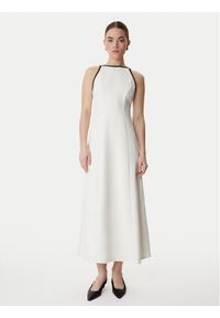 Marella Sukienka koktajlowa Sapore 2613221113 Écru Regular Fit. Materiał: syntetyk. Styl: wizytowy #1