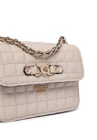 Guess Torebka Nadira Mini HWQG84 24780 Beżowy. Kolor: beżowy. Materiał: skórzane #5