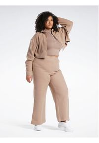 Reebok Bluza Reebok Classics Reverse Fleece Layer (Plus Size) IB4449 Brązowy. Kolekcja: plus size. Kolor: brązowy. Materiał: bawełna #5