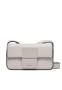 Calvin Klein Saszetka Iconic Plaque Camera Bag Xs K50K511650 Szary. Kolor: szary. Materiał: skóra