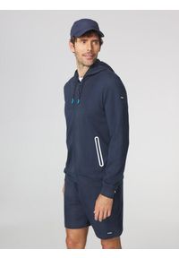 Bluza męska z kapturem TBS Woodyhod. Typ kołnierza: kaptur. Kolor: niebieski