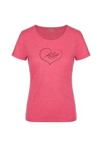 Damska koszulka outdooroowa Kilpi GAROVE-W. Kolor: różowy