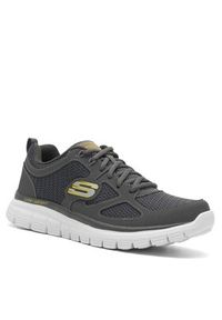 skechers - Skechers Sneakersy BURNS AGOURA 52635 CHAR Szary. Kolor: szary. Materiał: mesh, materiał #8