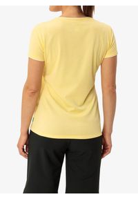 Koszulka szybkoschnąca damska Vaude Essential T-Shirt. Kolor: biały, beżowy, żółty, wielokolorowy
