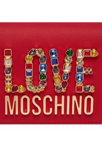Love Moschino - LOVE MOSCHINO Torebka JC4335PP0IKJ0500 Czerwony. Kolor: czerwony. Materiał: skórzane #4