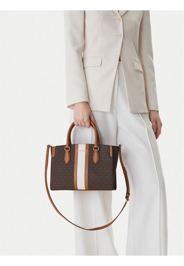 MICHAEL Michael Kors Torebka 30R6GQ6S2B Brązowy. Kolor: brązowy. Materiał: skórzane