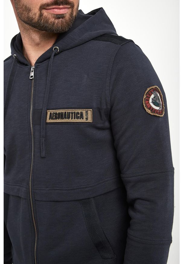Aeronautica Militare - Bluza męska z kapturem AERONAUTICA MILITARE. Typ kołnierza: kaptur