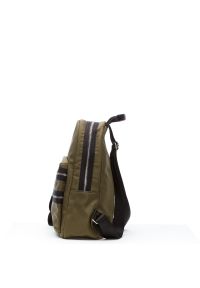 Big Star Accessories - Zielony Plecak Big Star Damska Modna Torba. Kolor: zielony. Materiał: materiał. Wzór: aplikacja #3