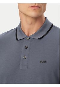 BOSS Polo Parlay 190 50494697 Niebieski Regular Fit. Typ kołnierza: polo. Kolor: niebieski. Materiał: bawełna #5