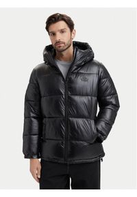 Kappa Kurtka zimowa 36226UW Czarny Comfort Fit. Kolor: czarny. Materiał: syntetyk. Sezon: zima #1