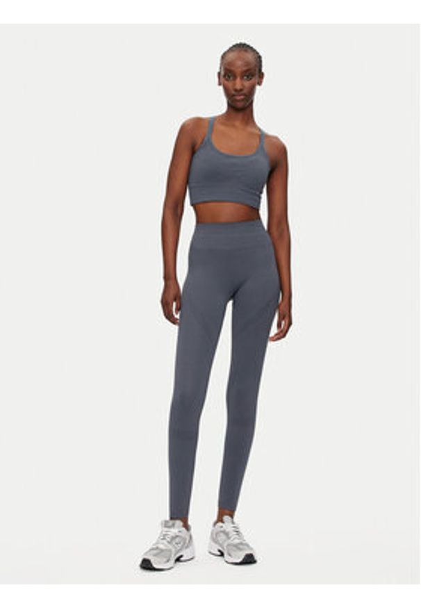 Athlecia Legginsy Nagar W Seamless EA203352 Niebieski Slim Fit. Kolor: niebieski. Materiał: syntetyk