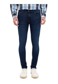 Męskie Spodnie Jeansowe Mustang Style Atlanta Super Skinny Denim Blue 1016305 5000 903