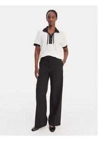 Liu Jo Sport T-Shirt TA6176 JS003 Écru Regular Fit. Materiał: bawełna. Styl: sportowy #4