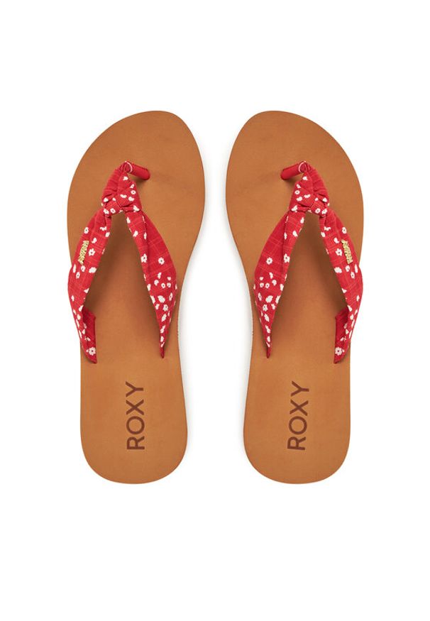 Roxy Japonki ARJL101175 Czarny. Kolor: czarny. Materiał: materiał