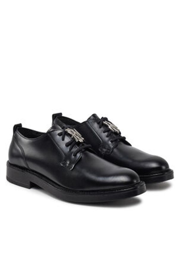 Karl Lagerfeld - KARL LAGERFELD Loafersy KL41425 Czarny. Kolor: czarny. Materiał: skóra