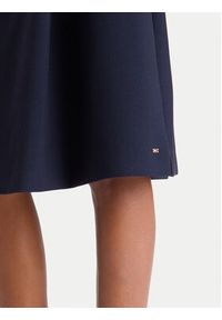 TOMMY HILFIGER - Tommy Hilfiger Spódnica trapezowa WW0WW48263 Granatowy Regular Fit. Kolor: niebieski. Materiał: syntetyk #3