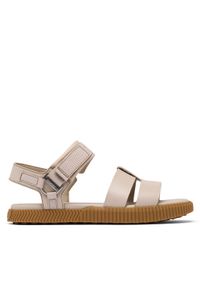 sorel - Sorel Sandały ONA AVE™ Women's Ankle Strap 2113191 Szary. Kolor: szary. Materiał: skóra