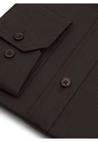 Pako Lorente - PAKO LORENTE – Brązowa koszula męska. Kolor: brązowy. Materiał: bawełna, elastan. Długość rękawa: długi rękaw. Długość: długie #6