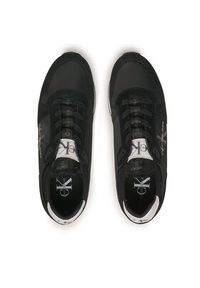 Calvin Klein Jeans Sneakersy Retro Runner Laceup Refl YM0YM00742 Czarny. Kolor: czarny. Materiał: materiał #5