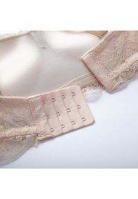 Intica - Biustonosz balkonetka push-up koronkowy z kokardkami Hafize. Kolor: biały. Materiał: koronka. Rodzaj stanika: push-up #3