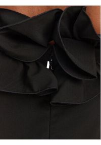 ROTATE Sukienka koktajlowa 113810100 Czarny Slim Fit. Kolor: czarny. Materiał: wiskoza, syntetyk. Styl: wizytowy