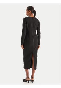 Pinko - PINKO Sukienka koktajlowa 105670 A2QV Z99 Czarny Regular Fit. Kolor: czarny. Materiał: syntetyk. Styl: wizytowy #3