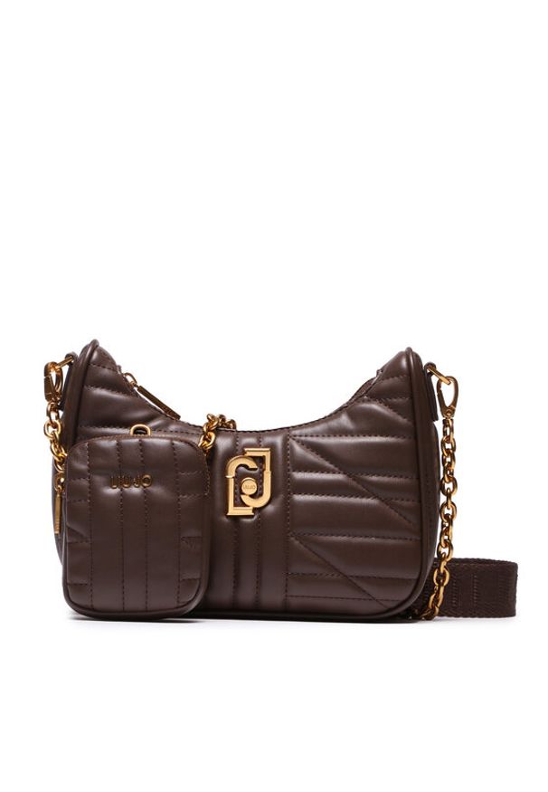 Liu Jo Torebka Esc S Hobo AF3123 E0426 Brązowy. Kolor: brązowy. Materiał: skórzane