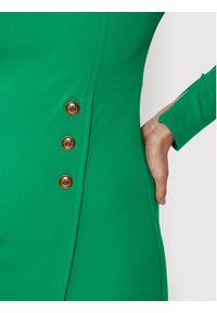 Pinko Sukienka codzienna Altea 1G1892 1739 Zielony Regular Fit. Okazja: na co dzień. Kolor: zielony. Materiał: wiskoza. Typ sukienki: proste. Styl: casual