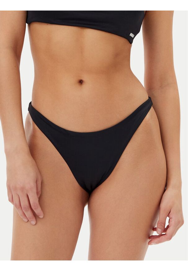 Hugo - HUGO Dół od bikini Pure 50540673 Czarny. Kolor: czarny. Materiał: syntetyk