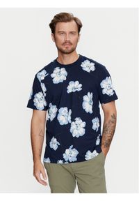 GAP - Gap T-Shirt 796255-29 Granatowy Regular Fit. Kolor: niebieski. Materiał: bawełna