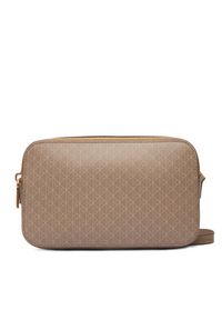 Calvin Klein Torebka Emblem Aop Elongated Camera Bag LV04F3268G Beżowy. Kolor: beżowy. Materiał: skórzane #6