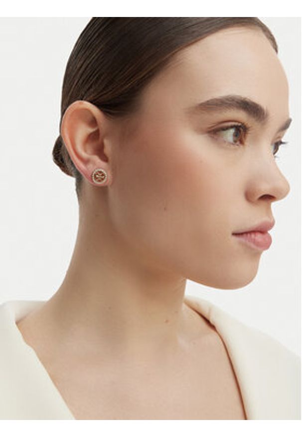 Guess Kolczyki JUBE02 136JW Złoty. Materiał: metalowe. Kolor: złoty