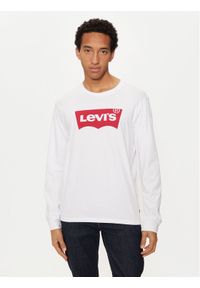 Levi's® Longsleeve Graphic Tee 36015-0010 Biały Regular Fit. Kolor: biały. Materiał: bawełna. Długość rękawa: długi rękaw