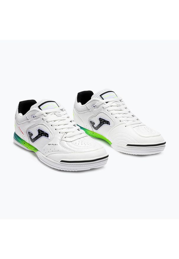 Joma - Buty halowe do piłki nożnej męskie, Top Flex 25 TOPS IN. Kolor: biały