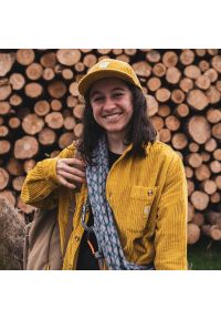 FEROCE - Koszula ze sztruksu – żółta. Okazja: na co dzień. Kolor: żółty. Materiał: sztruks. Styl: casual, elegancki #1