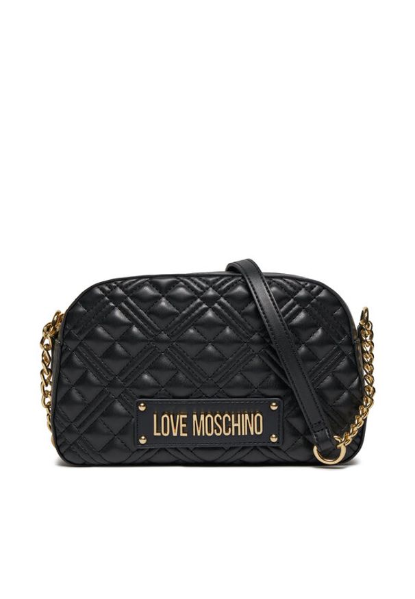 Love Moschino - LOVE MOSCHINO Torebka JC4013PP1ILA0000 Czarny. Kolor: czarny. Materiał: skórzane