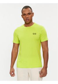 EA7 Emporio Armani T-Shirt 8NPT51 PJM9Z 1873 Zielony Regular Fit. Kolor: zielony. Materiał: bawełna