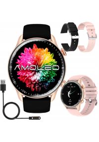 WonderWatch - SMARTWATCH ZEGAREK DAMSKI POLSKIE MENU ROZMOWY CIŚNIENIE PULS SPORT AMOLED. Rodzaj zegarka: smartwatch. Styl: sportowy