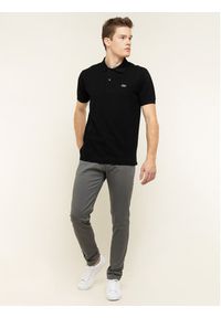 Lacoste Polo L1212 Czarny Classic Fit. Typ kołnierza: polo. Kolor: czarny. Materiał: bawełna #4