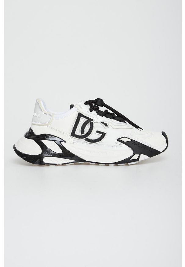 Dolce & Gabbana - Sneakersy damskie skórzane DOLCE & GABBANA. Materiał: skóra