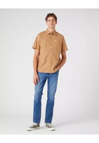 Wrangler - WRANGLER LARSTON MĘSKIE SPODNIE JEANSOWE JEANSY SMOKE SEA W18SYLZ71 112330754