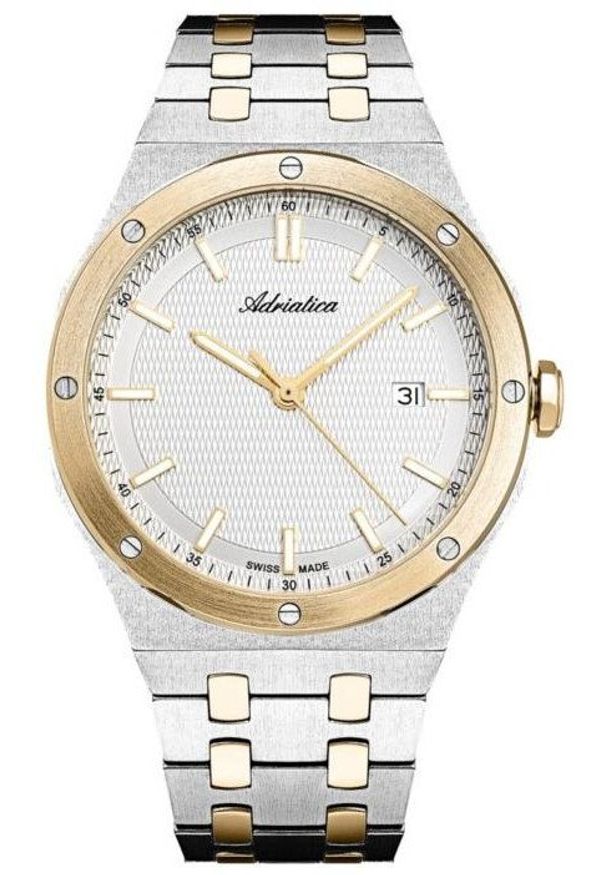 Zegarek Adriatica Zegarek męski Adriatica A8337.2113Q srebrny. Kolor: srebrny
