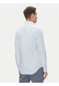 Calvin Klein Koszula LV019EU013 Błękitny Slim Fit. Kolor: niebieski. Materiał: bawełna #4