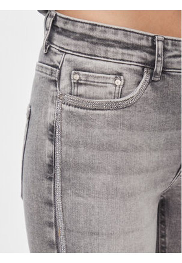 only - ONLY Jeansy 15279874 Szary Skinny Fit. Kolor: szary