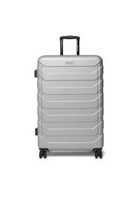 Gino Rossi - GINO ROSSI Walizka duża CEO-GIN-L-003-05-SILVER Srebrny. Kolor: srebrny #3