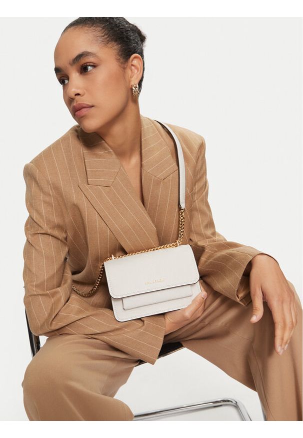 MICHAEL Michael Kors Torebka 32T4GC7C1T Biały. Kolor: biały. Materiał: skórzane